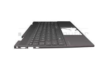 71NII332013 Original HP Tastatur inkl. Topcase DE (deutsch) schwarz/schwarz mit Backlight (Nightfall Black)