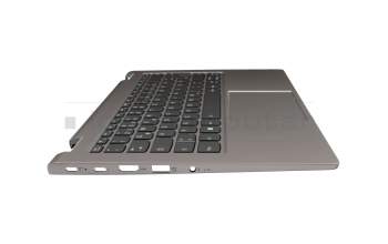 71NJE338029 Original Compal Tastatur inkl. Topcase DE (deutsch) anthrazit/grau mit Backlight mit Smart Pen Fach