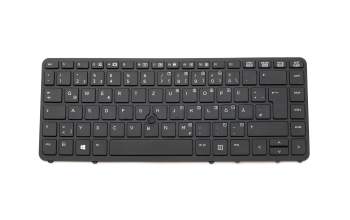 730794-041 Original HP Tastatur DE (deutsch) schwarz mit Mouse-Stick