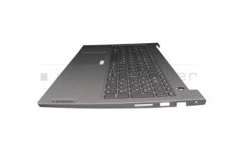 7393246900005 Original Lenovo Tastatur inkl. Topcase DE (deutsch) silber/grau mit Backlight