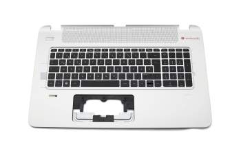 763935-041 Original HP Tastatur inkl. Topcase DE (deutsch) schwarz/silber mit Backlight