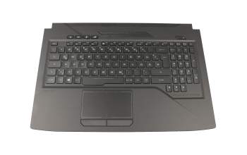 772-017C6-5281 Original Asus Tastatur inkl. Topcase DE (deutsch) schwarz/schwarz mit Backlight