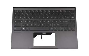 7A7-14DK11B-S11 Original MSI Tastatur inkl. Topcase FR (französisch) schwarz/schwarz mit Backlight