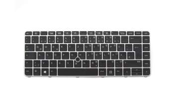 819877-041 Original HP Tastatur DE (deutsch) schwarz mit Backlight und Mouse-Stick