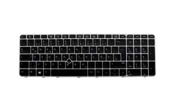 836621-041 Original HP Tastatur DE (deutsch) schwarz mit Mouse-Stick
