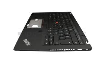 851-00050-00A Original Lenovo Tastatur inkl. Topcase DE (deutsch) schwarz/schwarz mit Backlight und Mouse-Stick