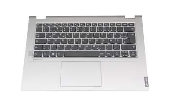 8SST60R45354 Original Lenovo Tastatur inkl. Topcase DE (deutsch) grau/silber (ohne Hintergrundbeleuchtung)