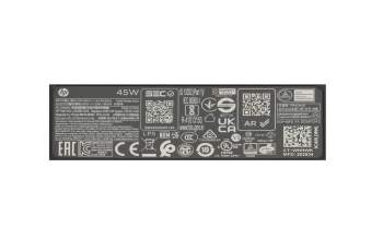8XX66AV Original HP Netzteil 45,0 Watt normale Bauform