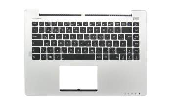 90NB0051-R31GE1 Original Asus Tastatur inkl. Topcase DE (deutsch) schwarz/silber