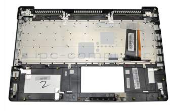 90NB00K1-R31FR0 Original Asus Tastatur inkl. Topcase FR (französisch) silber/silber mit Backlight