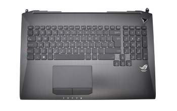 90NB00M1-R31UK0 Original Asus Tastatur inkl. Topcase UK (englisch) schwarz/schwarz mit Backlight