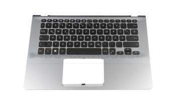 90NB0J52-R30101 Original Asus Tastatur inkl. Topcase DE (deutsch) schwarz/silber mit Backlight
