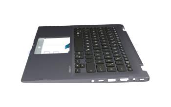 90NB0J71-R31GE0 Original Asus Tastatur inkl. Topcase DE (deutsch) schwarz/blau mit Backlight