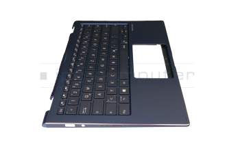 90NB0JC2-R31GE0 Original Asus Tastatur inkl. Topcase DE (deutsch) schwarz/blau mit Backlight