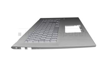 90NB0L61-R31GE0 Original Asus Tastatur inkl. Topcase DE (deutsch) silber/silber mit Backlight