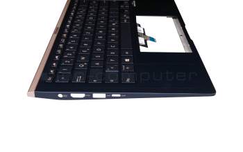 90NB0MP1-R31GE0 Original Asus Tastatur inkl. Topcase DE (deutsch) blau/blau mit Backlight
