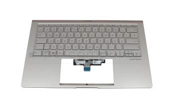 90NB0MP6-R31GE0 Original Asus Tastatur inkl. Topcase DE (deutsch) silber/silber mit Backlight