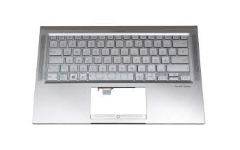 90NB0PB3-R31GE0 Original Asus Tastatur inkl. Topcase DE (deutsch) silber/silber mit Backlight