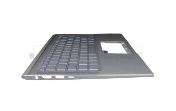 90NB0PB3-R31GE0 Original Asus Tastatur inkl. Topcase DE (deutsch) silber/silber mit Backlight