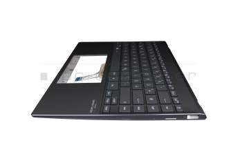 90NB0SL1-R30GE1 Original Asus Tastatur inkl. Topcase DE (deutsch) grau/grau mit Backlight
