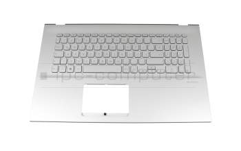 90NB0SZ1-R31GE0 Original Asus Tastatur inkl. Topcase DE (deutsch) silber/silber