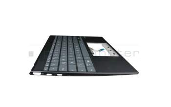 90NB0TJ1-R30GE0 Original Asus Tastatur inkl. Topcase DE (deutsch) grau/grau mit Backlight