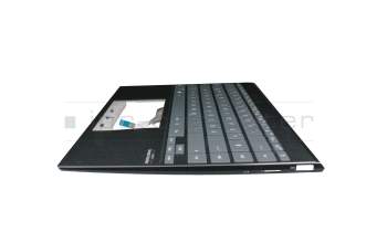 90NB0TJ1-R30GE1 Original Asus Tastatur inkl. Topcase DE (deutsch) grau/grau mit Backlight