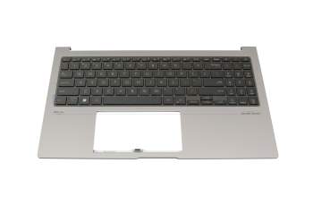 90NB1163-R31US0 Original Asus Tastatur inkl. Topcase US (englisch) schwarz/grau mit Backlight