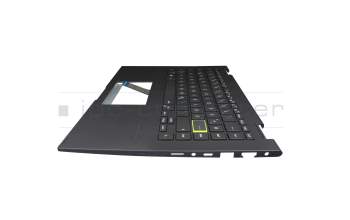 90NBORN1-R31GE2 Original Asus Tastatur inkl. Topcase DE (deutsch) schwarz/schwarz (mit Hintergrundbeleuchtung)