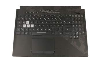 90NR00L1-R31GE0 Original Asus Tastatur inkl. Topcase DE (deutsch) schwarz/schwarz mit Backlight