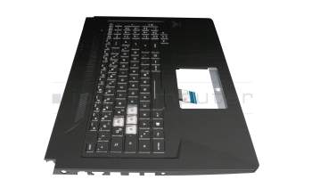 90NR02B2-R31GE1 Original Asus Tastatur inkl. Topcase DE (deutsch) schwarz/schwarz mit Backlight