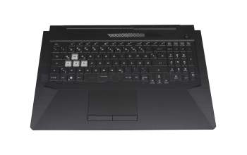 90NR03K1-R32GE0 Original Asus Tastatur inkl. Topcase DE (deutsch) schwarz/transparent/schwarz mit Backlight