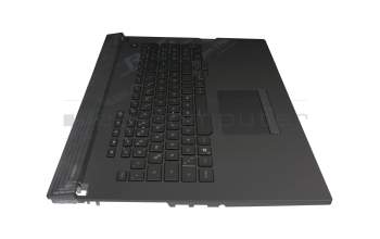 90NR0431-R31GE0 Original Asus Tastatur inkl. Topcase DE (deutsch) schwarz/schwarz mit Backlight