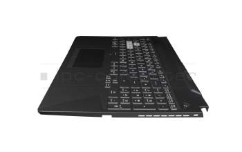 90NR05V6-R31GE1 Original Asus Tastatur inkl. Topcase DE (deutsch) schwarz/transparent/schwarz mit Backlight