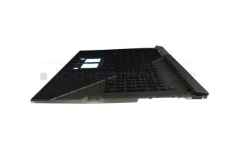 90NR08L2-R31GE0 Original Asus Tastatur inkl. Topcase DE (deutsch) schwarz/schwarz/transparent/grau mit Backlight