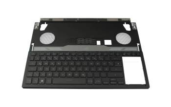 90NR0921-R31GE0 Original Asus Tastatur inkl. Topcase DE (deutsch) schwarz/transparent/schwarz/rot mit Backlight