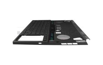 90NR0921-R31GE0 Original Asus Tastatur inkl. Topcase DE (deutsch) schwarz/transparent/schwarz/rot mit Backlight