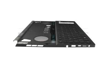 90NR0921-R31GE0 Original Asus Tastatur inkl. Topcase DE (deutsch) schwarz/transparent/schwarz/rot mit Backlight