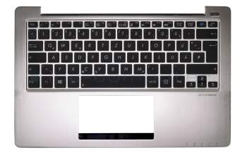 90R-NFQ1K1I01U Original Asus Tastatur inkl. Topcase DE (deutsch) schwarz/silber