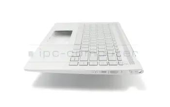 933313-041 Original HP Tastatur inkl. Topcase DE (deutsch) silber/silber mit Backlight