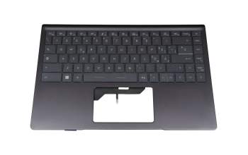 957-14D36E-C10 Original MSI Tastatur inkl. Topcase IT (italienisch) grau/schwarz mit Backlight