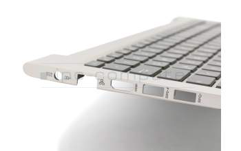 9Z.N8BBU.H0G Original DFE Tastatur inkl. Topcase DE (deutsch) schwarz/silber mit Backlight