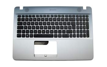 9Z.ND0SU.00G Original Asus Tastatur inkl. Topcase DE (deutsch) schwarz/silber