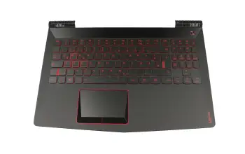9Z.NDKBN.D0G Original Darfon Tastatur inkl. Topcase DE (deutsch) schwarz/schwarz mit Backlight