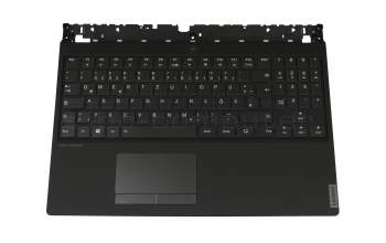9Z.NDKBN.K0G Original Darfon Tastatur inkl. Topcase DE (deutsch) schwarz/schwarz mit Backlight