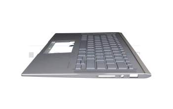 9Z.NFKBN.40G Original Asus Tastatur inkl. Topcase DE (deutsch) silber/silber mit Backlight