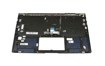 9Z.NFKBU.00R Original Darfon Tastatur inkl. Topcase RU (russisch) schwarz/blau mit Backlight