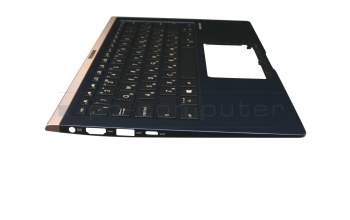 9Z.NFKBU.00R Original Darfon Tastatur inkl. Topcase RU (russisch) schwarz/blau mit Backlight