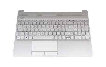 9Z.NGHPC.20G Original HP Tastatur inkl. Topcase DE (deutsch) silber/silber Inkl. Touchpad