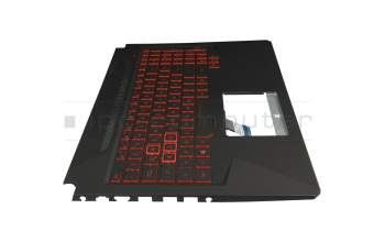 AEBKLG03010 Original Quanta Tastatur inkl. Topcase DE (deutsch) schwarz/schwarz mit Backlight